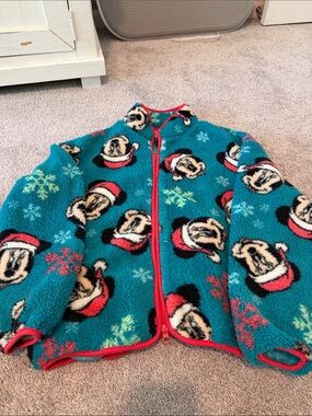 Santa Mickey Zip Up